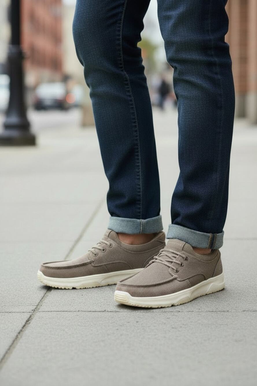 Skechers Hands-Free Relaxed Fit Slip-On Casual Shoes Size: 11 Color: Taupe Grey